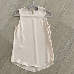 Theory beige / cream sleeveless top, size TP!